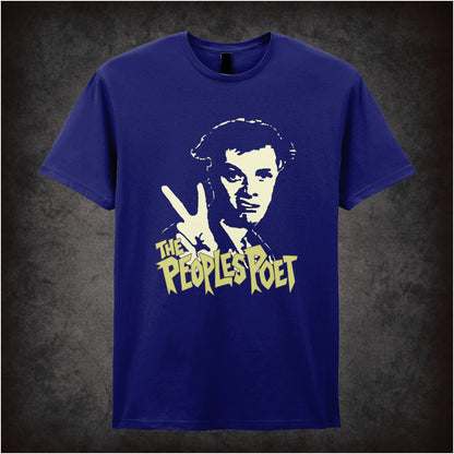 Rick “The Peoples Poet” T-shirt in navy from The Young Ones