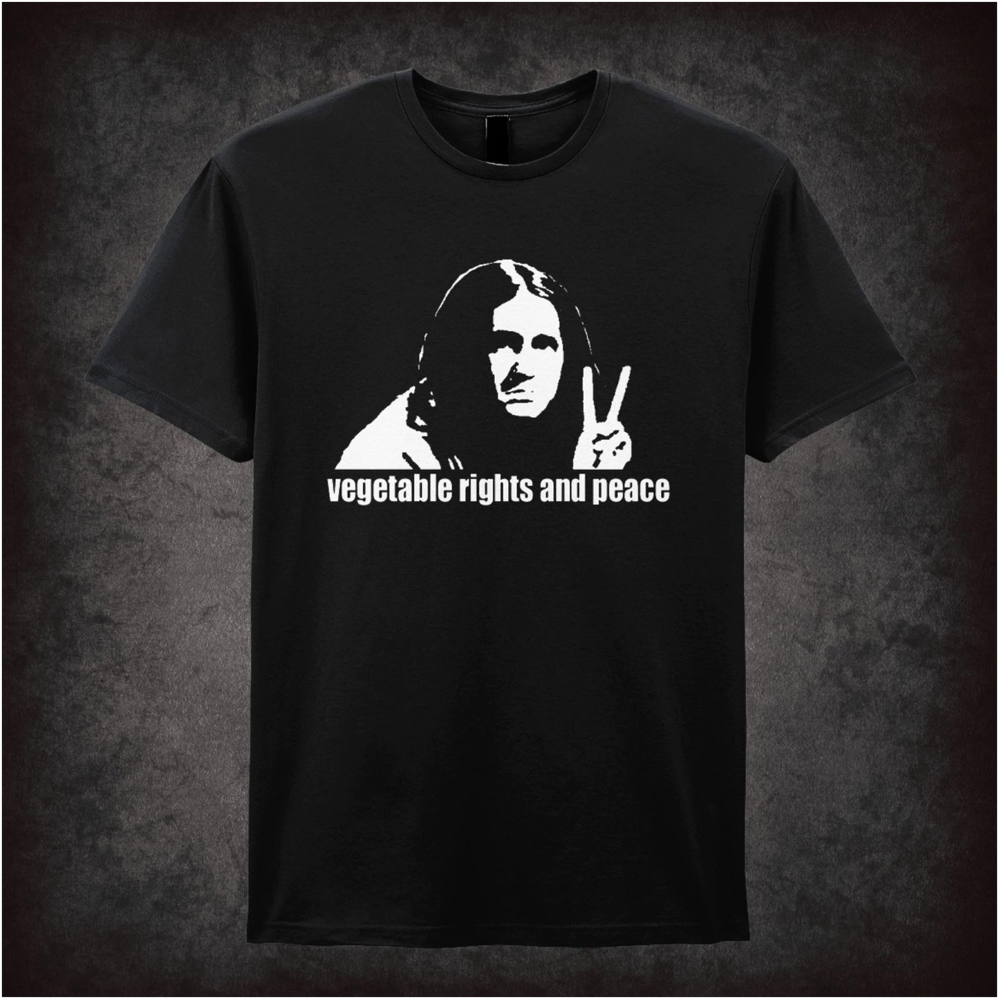 Vegetable Rights And Peace – Cult British Comedy Graphic T-Shirt