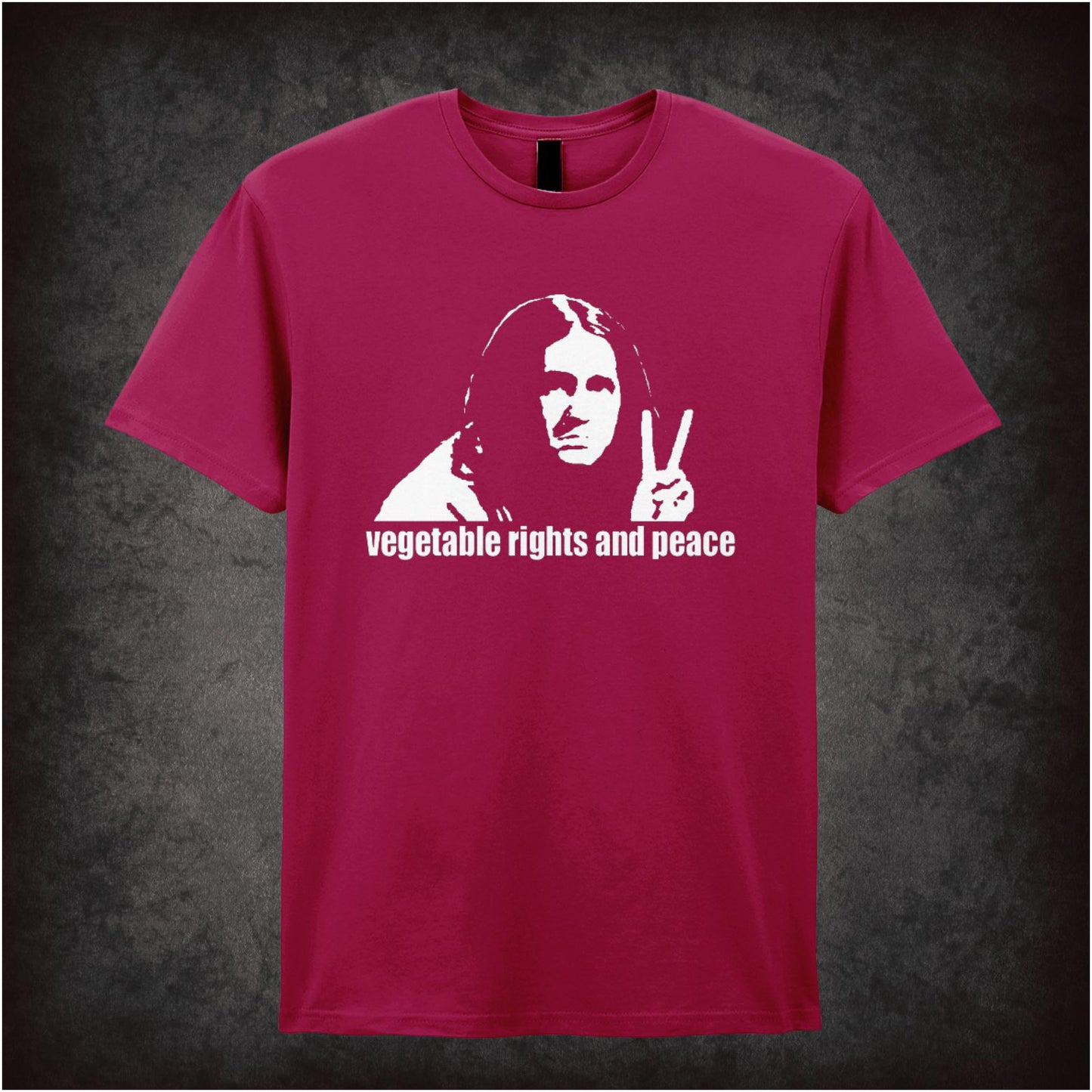 Vegetable Rights And Peace – Cult British Comedy Graphic T-Shirt
