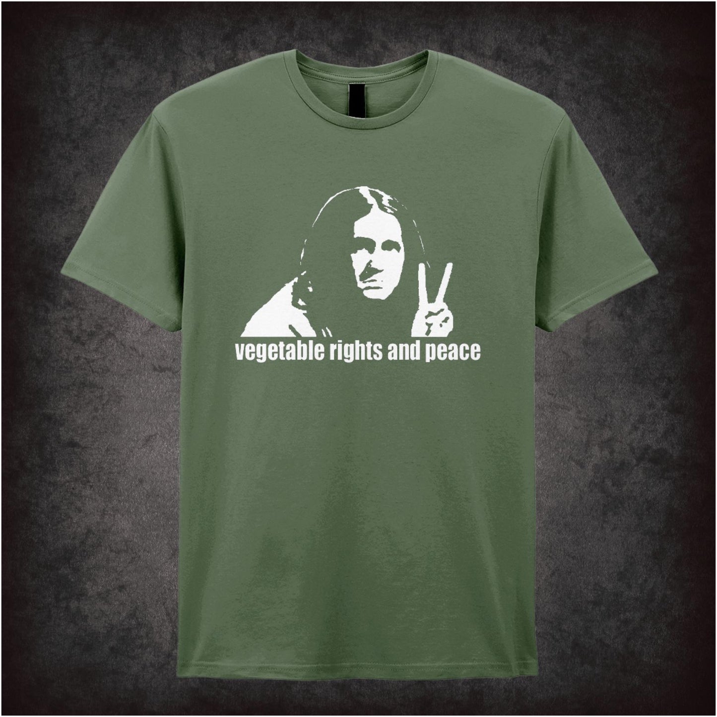 Vegetable Rights And Peace – Cult British Comedy Graphic T-Shirt