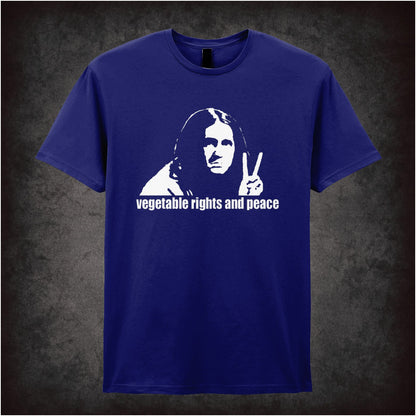 Vegetable Rights And Peace – Cult British Comedy Graphic T-Shirt