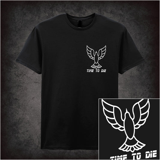 Time to Die unisex black t-shirt inspired by Blade Runner movie soft style sci-fi fan apparel