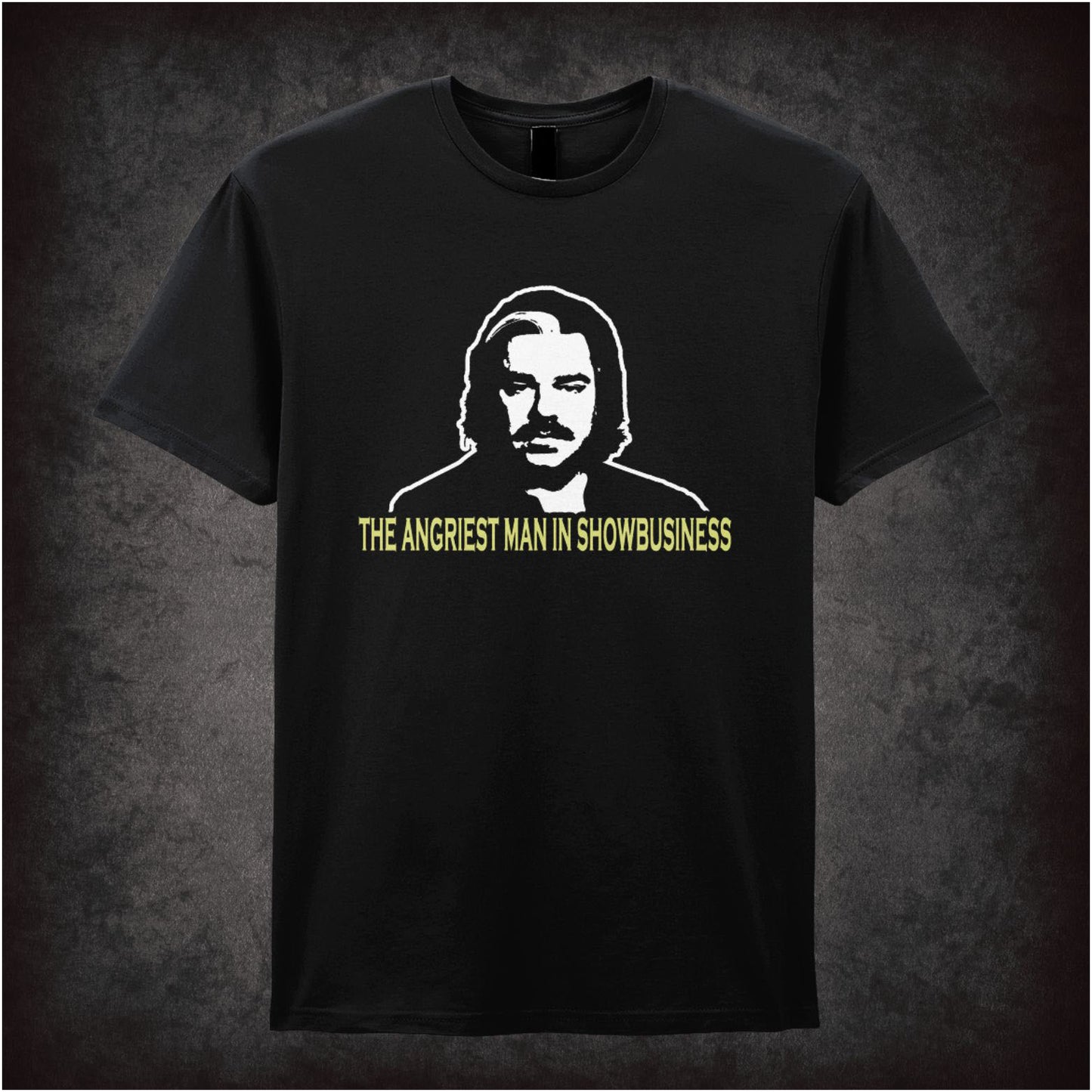 The Angriest Man In Showbusiness – Cult British Comedy Graphic T-Shirt