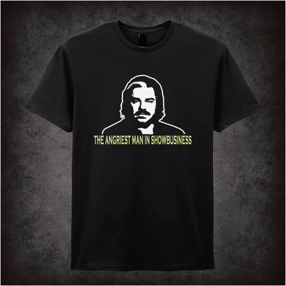 The Angriest Man In Showbusiness – Cult British Comedy Graphic T-Shirt