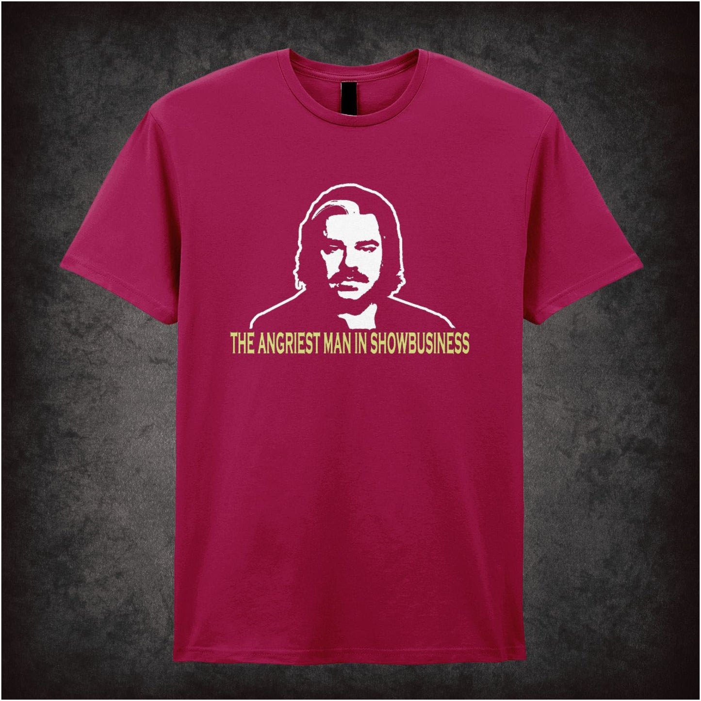 The Angriest Man In Showbusiness – Cult British Comedy Graphic T-Shirt