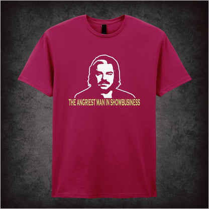The Angriest Man In Showbusiness – Cult British Comedy Graphic T-Shirt