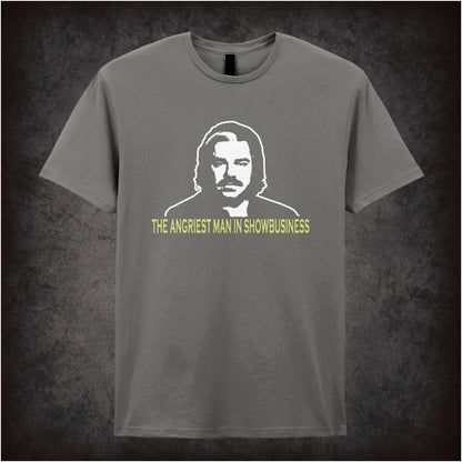 The Angriest Man In Showbusiness – Cult British Comedy Graphic T-Shirt
