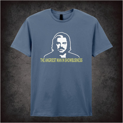 The Angriest Man In Showbusiness – Cult British Comedy Graphic T-Shirt