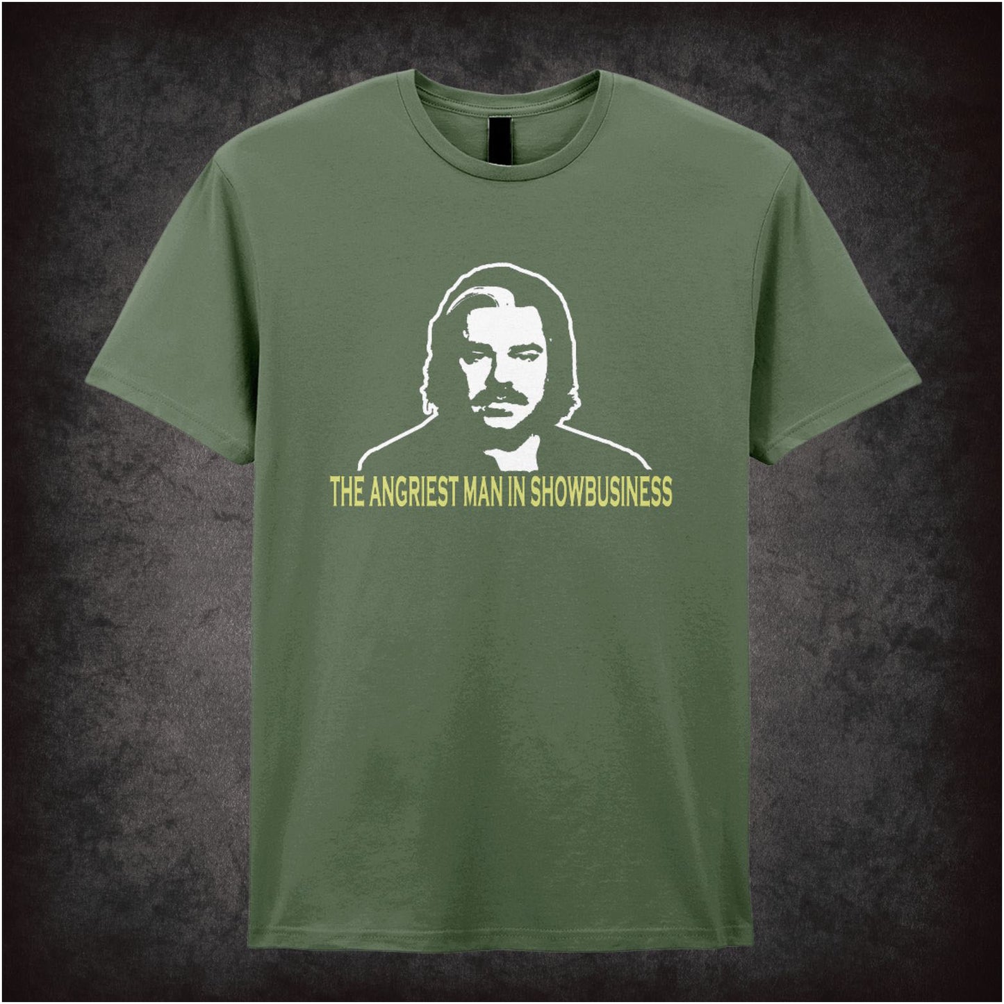 “The Angriest Man in Showbusiness” T-shirt from Toast of London