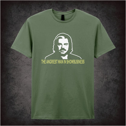 “The Angriest Man in Showbusiness” T-shirt from Toast of London