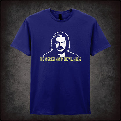 The Angriest Man In Showbusiness – Cult British Comedy Graphic T-Shirt