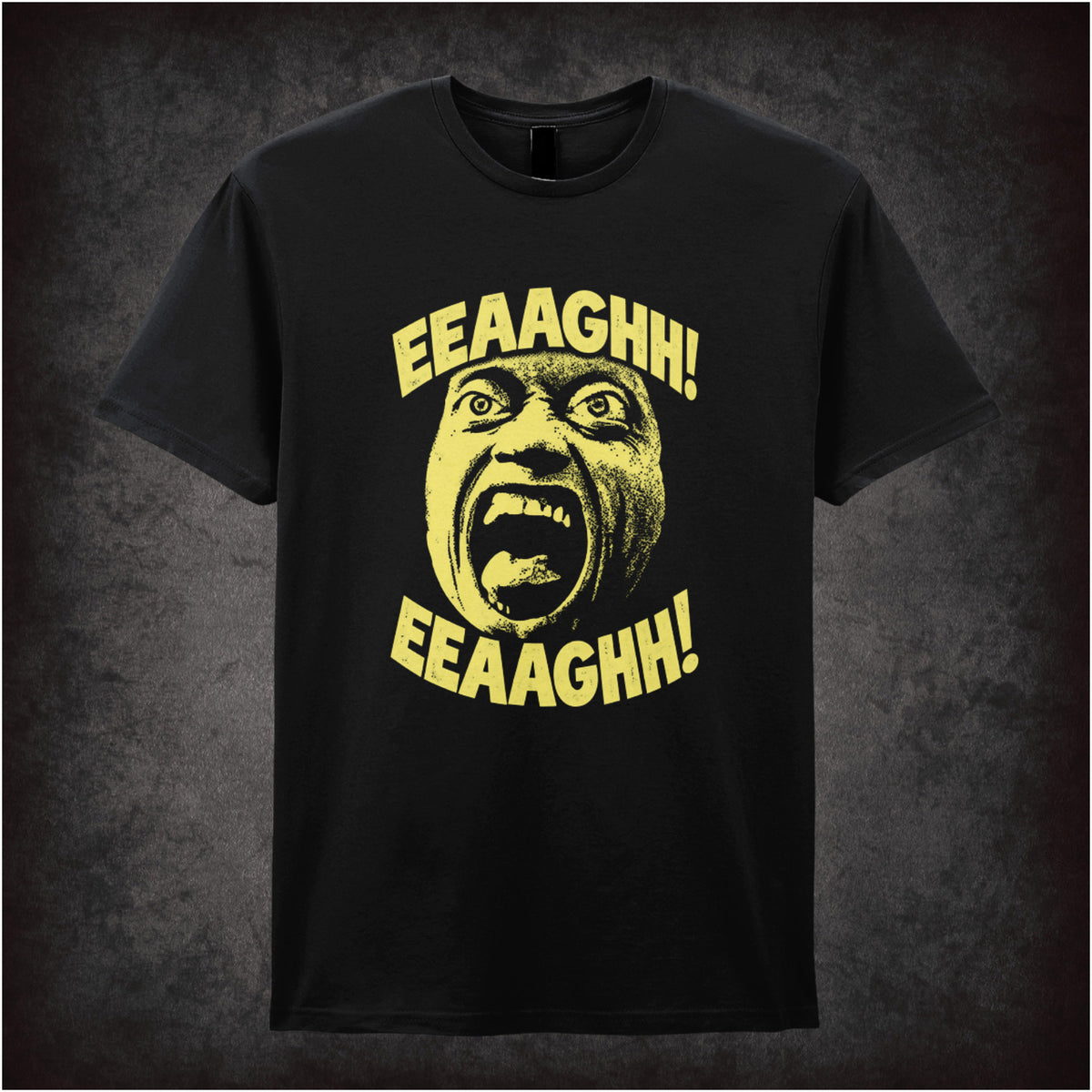 Quaid scream ‘Eeaaghh!’ T-shirt in black from Total Recall