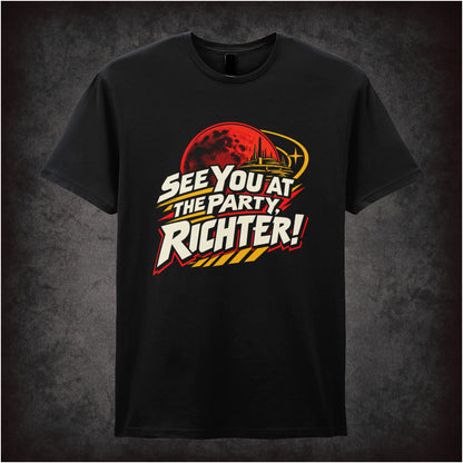 ‘See you at the party, Richter!’ T-shirt in black from Total Recall