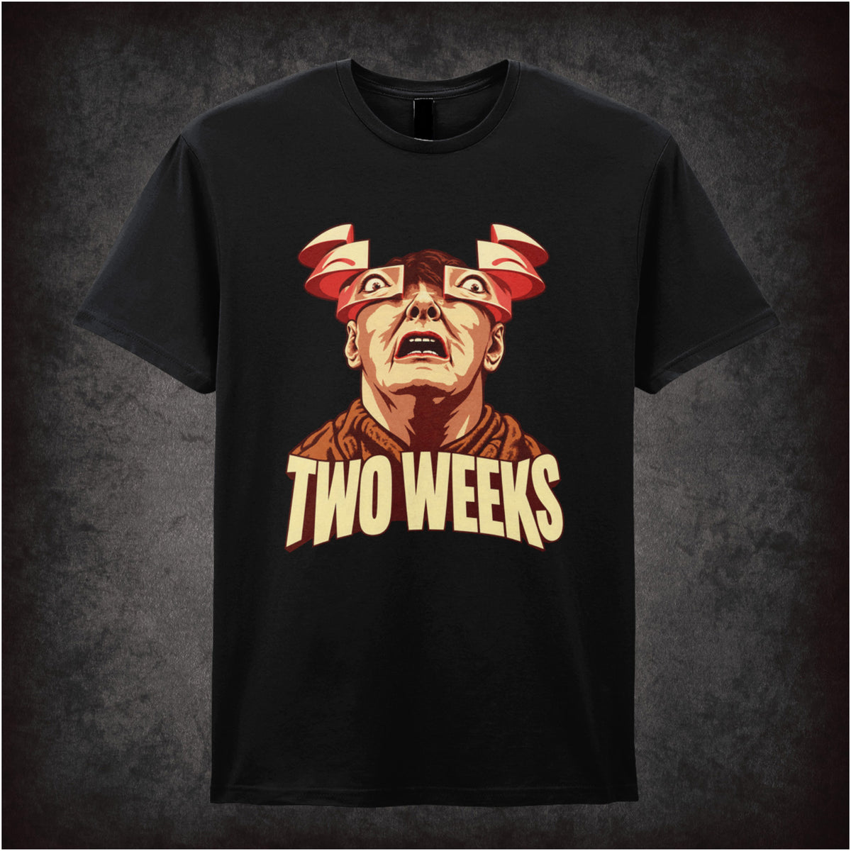 ‘Two weeks’ Douglas Quaid T-shirt in black from Total Recall