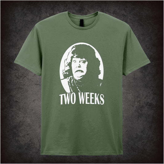 Two Weeks total recall inspired unisex T-shirt with graphic design