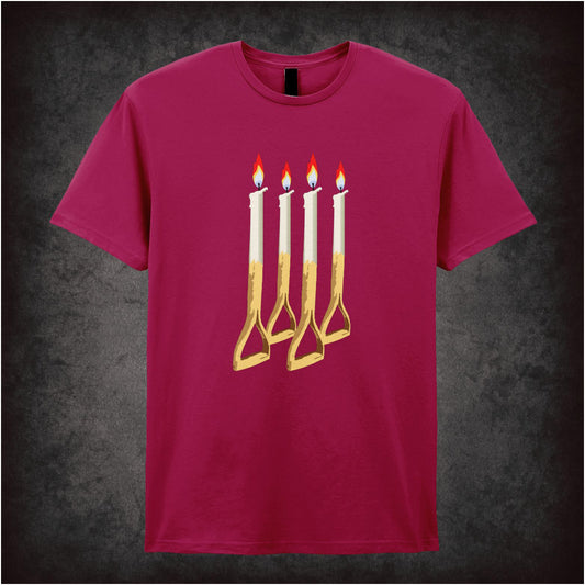 Four Candles / Fork Handles – Cult British Sketch Comedy Graphic T-Shirt