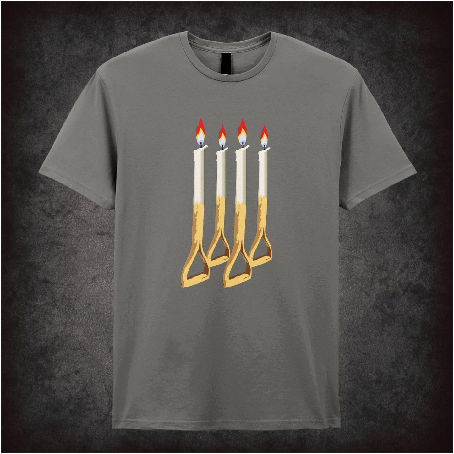 Four Candles / Fork Handles – Cult British Sketch Comedy Graphic T-Shirt
