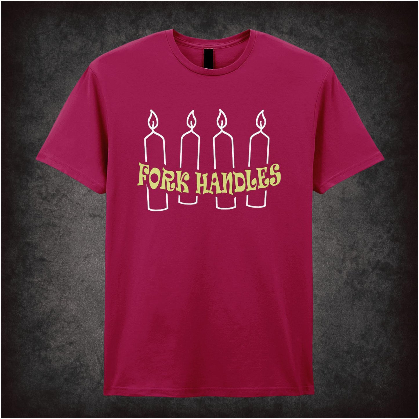 Fork Handles / Four Candles – Cult British Sketch Comedy Graphic T-Shirt