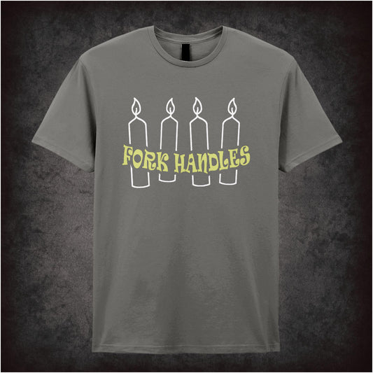 Fork Handles / Four Candles – Cult British Sketch Comedy Graphic T-Shirt