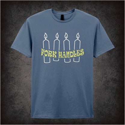 Fork Handles / Four Candles – Cult British Sketch Comedy Graphic T-Shirt