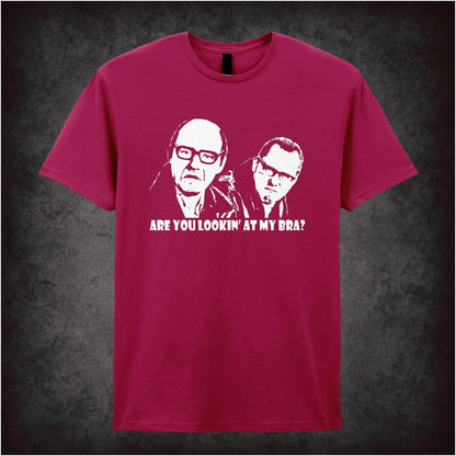 Are You Looking At My Bra? – Cult British Comedy Graphic T-Shirt