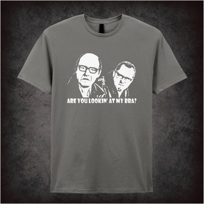Are You Looking At My Bra? – Cult British Comedy Graphic T-Shirt