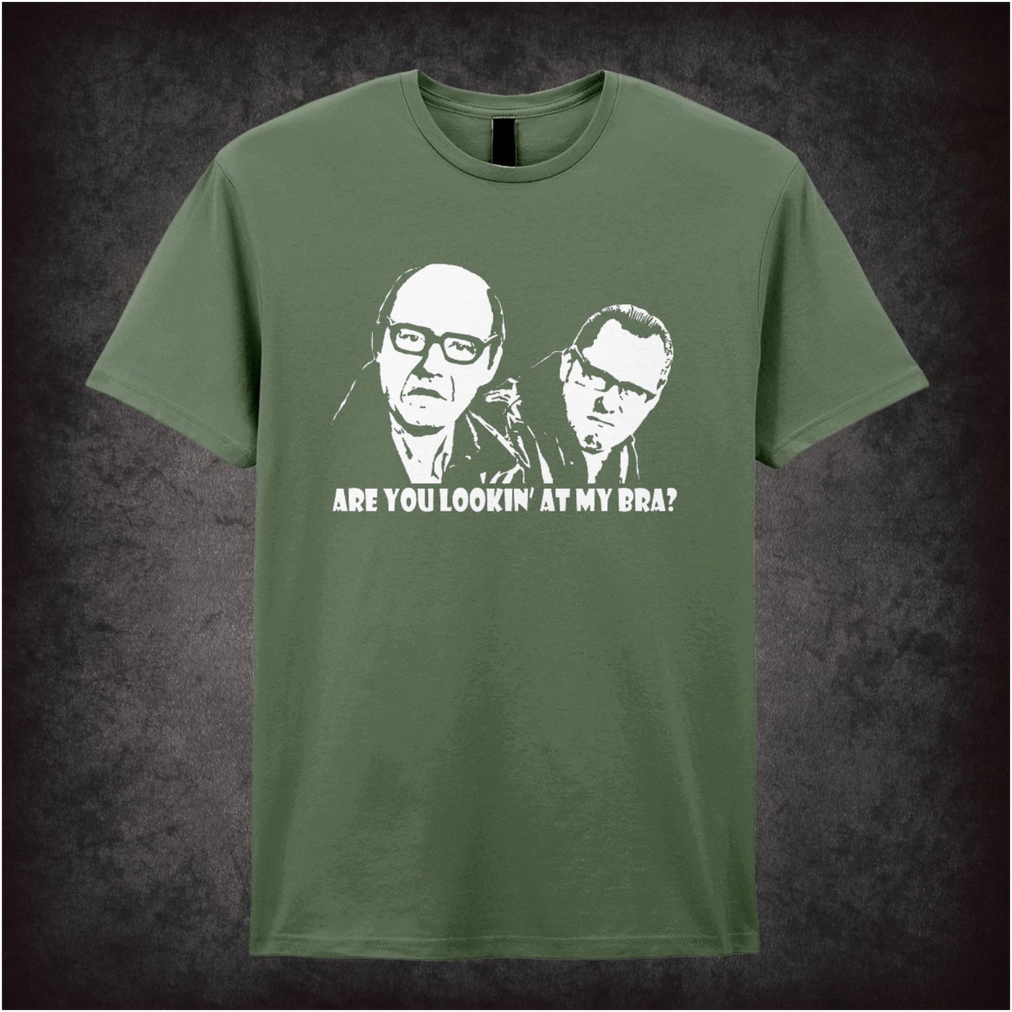 Are You Looking At My Bra? – Cult British Comedy Graphic T-Shirt