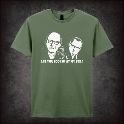 Are You Looking At My Bra? – Cult British Comedy Graphic T-Shirt