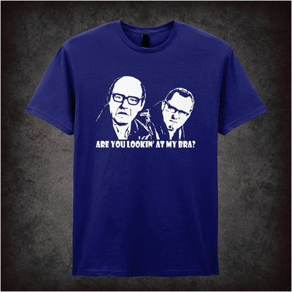 Are You Looking At My Bra? – Cult British Comedy Graphic T-Shirt