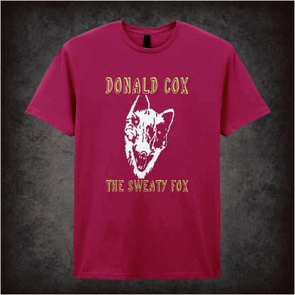Donald Cox: The Sweaty Fox – Cult British Comedy Graphic T-Shirt