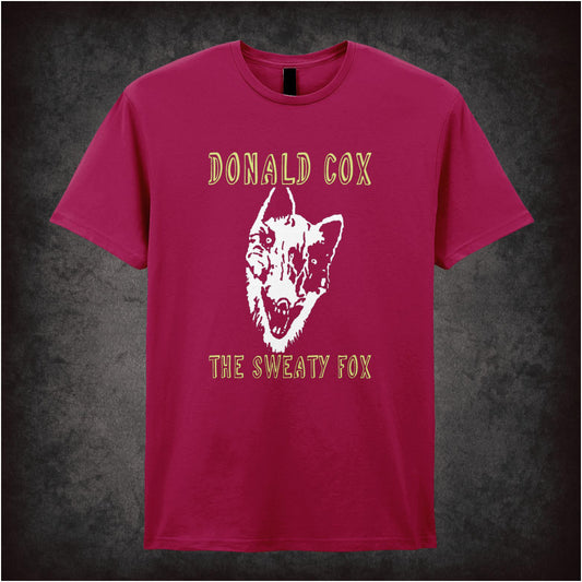 Donald Cox: The Sweaty Fox – Cult British Comedy Graphic T-Shirt
