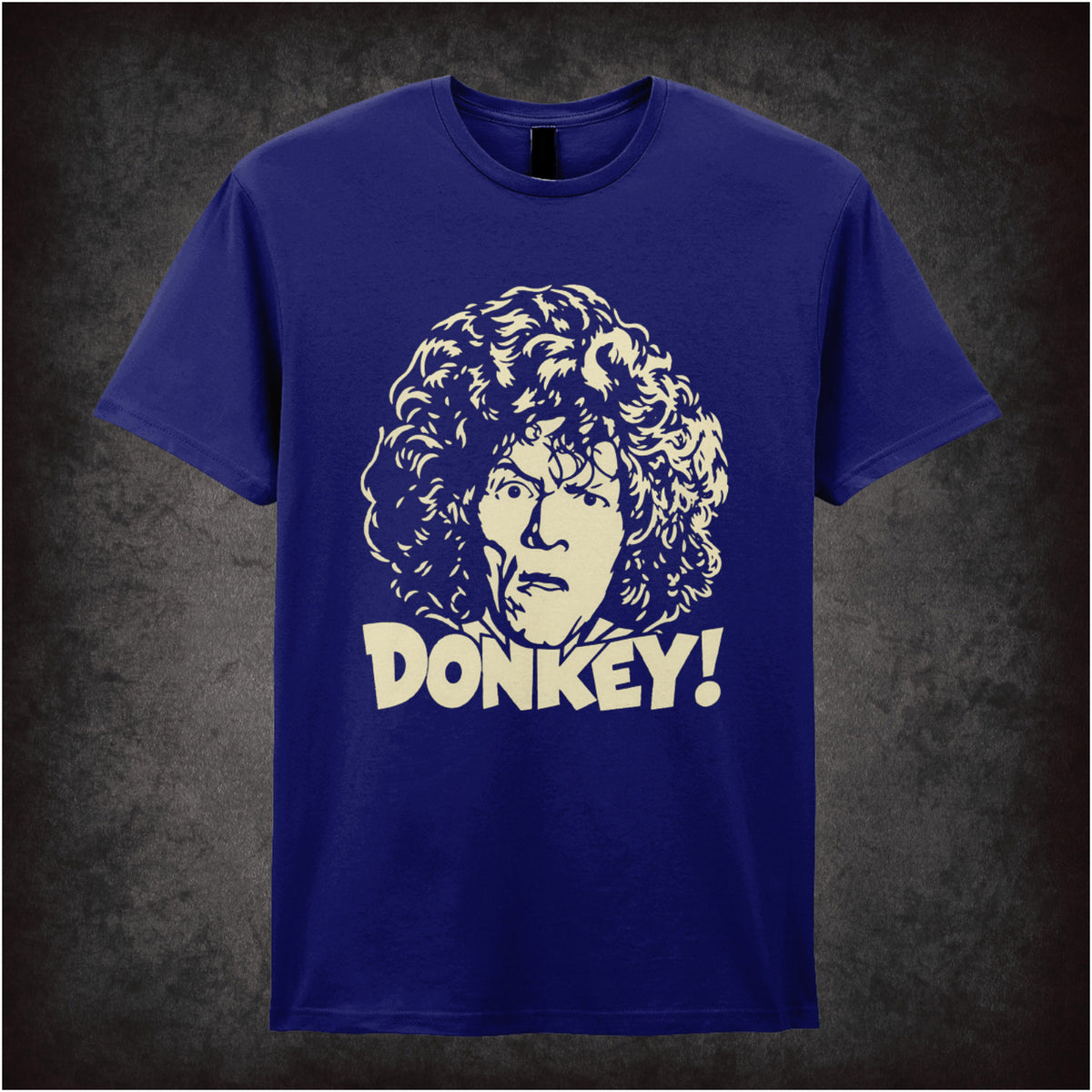 Uncle Peter “Donkey!” T-shirt in navy from Shooting Stars