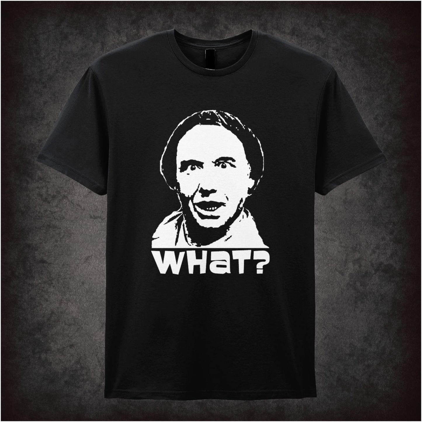What? – Cult British Comedy Graphic T-Shirt