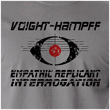 Voight Kampff Empathic Replicant Interrogation - Blade Runner Inspired Unisex T Shirt