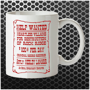 Help Wanted Poster - Blazing Saddles Inspired Mug