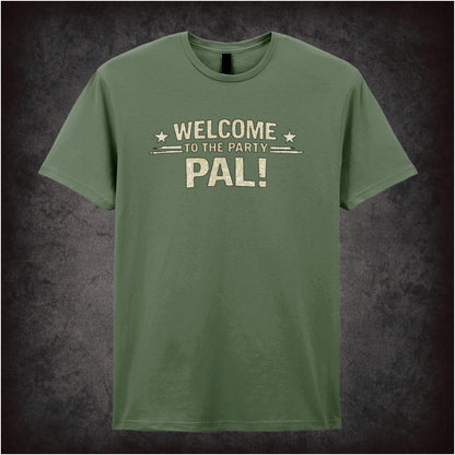 ‘welcome to the party pal’ quote T-shirt from Die Hard