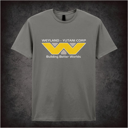 Weyland-Yutani Corporation: Building Better Worlds – Cult Sci-Fi Graphic T-Shirt