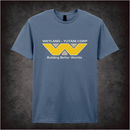 Weyland Yutani Corp Building Better Worlds Alien inspired unisex T-shirt with graphic design