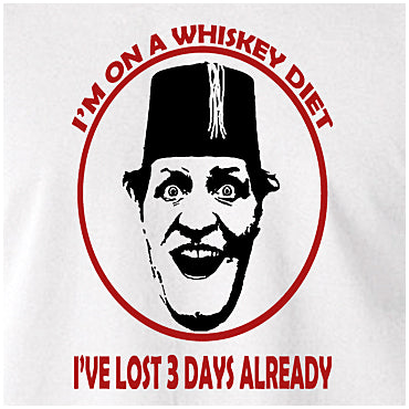 I'm on a Whiskey Diet I've Lost 3 Days Already - Tommy Cooper Inspired Unisex T Shirt