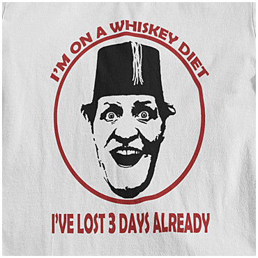 I'm on a Whiskey Diet I've Lost 3 Days Already - Tommy Cooper Inspired Unisex T Shirt