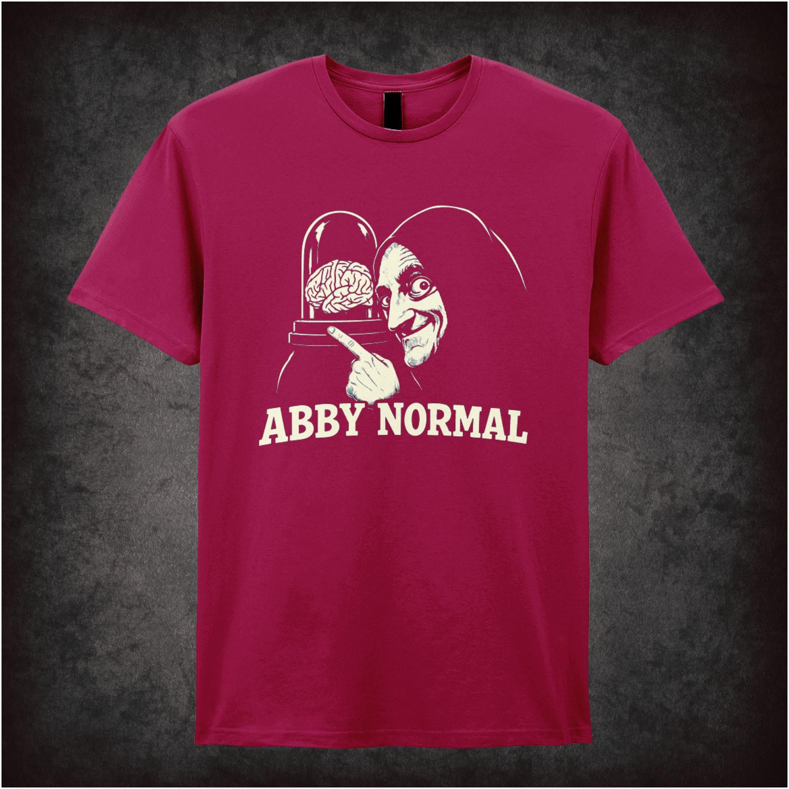 ‘Abby Normal’ Igor brain gag T-shirt from Young Frankenstein