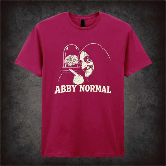 ‘Abby Normal’ Igor brain gag T-shirt from Young Frankenstein