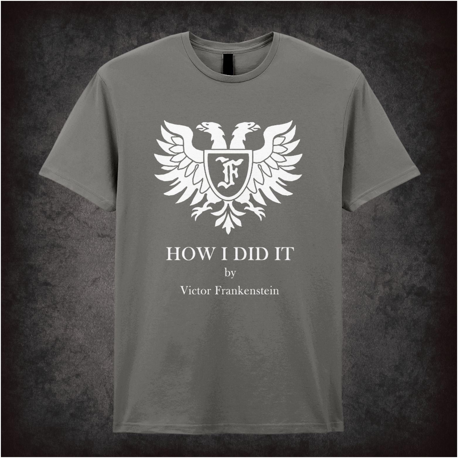 ‘How I Did It’ Victor Frankenstein crest T-shirt from Young Frankenstein