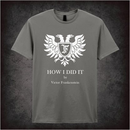 ‘How I Did It’ Victor Frankenstein crest T-shirt from Young Frankenstein