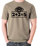 1984 Inspired T Shirt - 2 Plus 2 Equals 5 - George Orwell