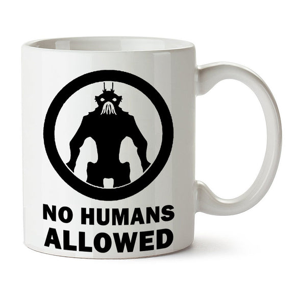 District 9 Inspired Mug - No Humans Allowed