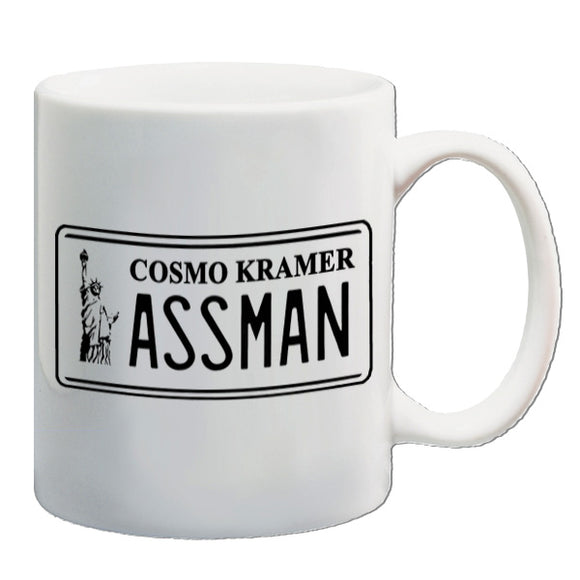 Seinfeld Inspired Mug - Cosmo Kramer Assman
