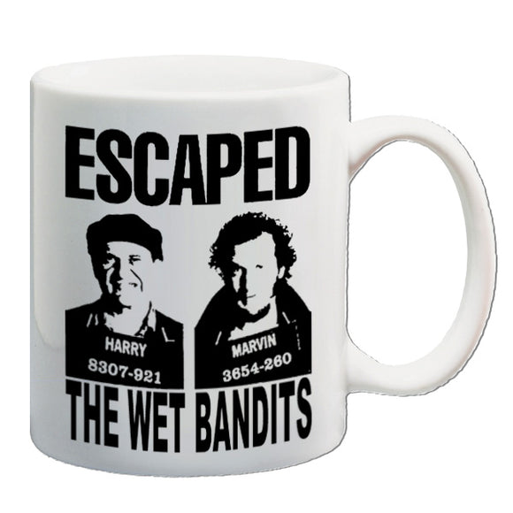 Home Alone Inspired Mug - Escaped, Wet Bandits