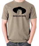 Blazing Saddles - Mongo Like Candy - Men's T Shirt - khaki