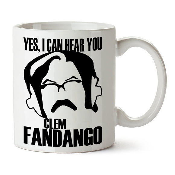 Toast Of London Inspired Mug - Yes I Can Here You Clem Fandango